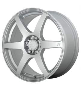 15x6.5 Motegi Wheels MR143 CS6 4x100/4x108 Hyper Silver 40 Offset (5.32 Backspace) 72.6 Centerbore | MR14356508440