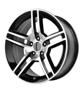 18x10 OE Creations Wheels PR101 5x114.3 Gloss Black Machined 45 Offset (7.27 Backspace) 70.6 Centerbore | 101BM-816545