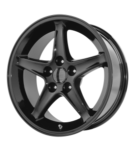 17x9 OE Creations Wheels PR102 5x114.3 Gloss Black 24 Offset (5.94 Backspace) 70.6 Centerbore | 102B-796524