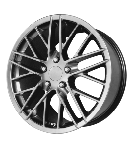 19x10 OE Creations Wheels PR121 5x120.65 Hyper Silver Dark 56 Offset (7.70 Backspace) 70.7 Centerbore | 121H-916156