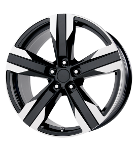 20x8 OE Creations Wheels PR135 5x120 Gloss Black Machined 29 Offset (5.64 Backspace) 67 Centerbore | 135B-281229