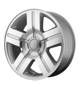 20x8.5 OE Creations Wheels PR147 5x120.65/5x127 Silver Machined 0 Offset (4.75 Backspace) 78.1 Centerbore | 147S-28060