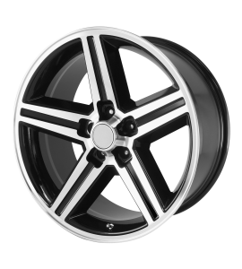 17x8 OE Creations Wheels PR148 5x120.65 Gloss Black Machined 0 Offset (4.50 Backspace) 73.1 Centerbore | 148B-78610