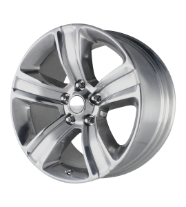 20x9 OE Creations Wheels PR155 5x139.7 Silver with Polished Accents 18 Offset (5.71 Backspace) 77.8 Centerbore | 155S-298518