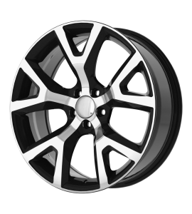 18x7.5 OE Creations Wheels PR159 5x110 Gloss Black with Machined Face 31 Offset (5.47 Backspace) 65.1 Centerbore | 159BM-874231