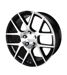 20x9 OE Creations Wheels PR163 5x115 Gloss Black Machined 20 Offset (5.79 Backspace) 71.5 Centerbore | 163BM-299020