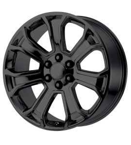 22x9 OE Creations Wheels PR166 6x139.7 Gloss Black 24 Offset (5.94 Backspace) 78.1 Centerbore | 166GB-2295824