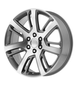 22x9 OE Creations Wheels PR171 6x139.7 Gunmetal with Machined Face 24 Offset (5.94 Backspace) 78.3 Centerbore | 171GM-2295824