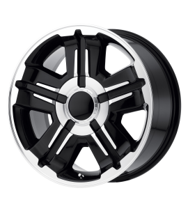 18x8 OE Creations Wheels PR173 6x139.7 Gloss Black Machined 30 Offset (5.68 Backspace) 78.3 Centerbore | 173BM-885831