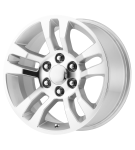 18x8 OE Creations Wheels PR175 6x139.7 Silver Machined 24 Offset (5.44 Backspace) 78.3 Centerbore | 175SM-885824
