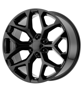 20x9 OE Creations Wheels PR176 6x139.7 Gloss Black 24 Offset (5.94 Backspace) 78.3 Centerbore | 176GB-295824