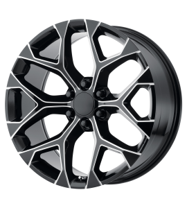 20x9 OE Creations Wheels PR176 6x139.7 Gloss Black Milled 24 Offset (5.94 Backspace) 78.1 Centerbore | 176M-295824