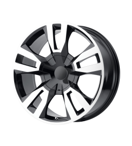 24x10 OE Creations Wheels PR188 6x139.7 Gloss Black Machined 31 Offset (6.72 Backspace) 78.1 Centerbore | 188BM-2415831