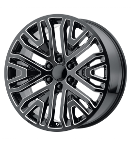 20x9 OE Creations Wheels PR197 6x139.7 Gloss Black Milled 24 Offset (5.94 Backspace) 78.1 Centerbore | 197M-295824