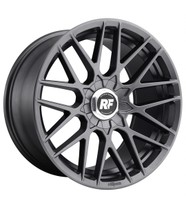 19x8.5 Rotiform Wheels R141 RSE Blank/Special Drill MATTE ANTHRACITE 40 Offset (6.32 Backspace) 72.56 Centerbore | R141198500+40D