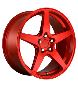19x8.5 Rotiform Wheels R149 WGR 5x112 CANDY RED 45 Offset (6.52 Backspace) 66.56 Centerbore | R149198543+45