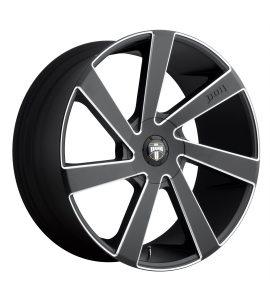 24x10 Dub Wheels S133 DIRECTA Blank/Special Drill MATTE BLACK MILLED 25 Offset (6.48 Backspace) 78.1 Centerbore | S133240000+25D