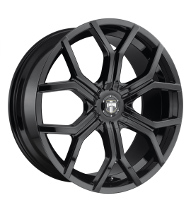 22x9.5 Dub Wheels S208 ROYALTY Blank/Special Drill GLOSS BLACK 10 Offset (5.64 Backspace) 78.1 Centerbore | S208229500+10D