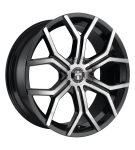 24x9.5 Dub Wheels S209 ROYALTY Blank/Special Drill GLOSS MACHINED DOUBLE DARK TINT 40 Offset (6.82 Backspace) 72.56 Centerbore | S209249500+40D