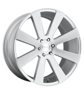 22x9.5 Dub Wheels S213 8-BALL 6x139.7 GLOSS SILVER BRUSHED 30 Offset (6.43 Backspace) 78.1 Centerbore | S213229577+30