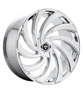 24x9 Dub Wheels S238 DELISH Blank/Special Drill CHROME PLATED 1 Offset (5.04 Backspace) 78.1 Centerbore | S238249000+01D