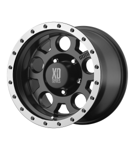 18x9 XD Off-Road Series by KMC Wheels XD125 5x127 Matte Black With Machined Reinforcing Ring 18 Offset (5.71 Backspace) 83.06 Centerbore | XD12589050718