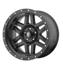 18x9 XD Off-Road Series by KMC Wheels XD128 MACHETE 8x165.10 Satin Black With Reinforcing Ring 18 Offset (5.71 Backspace) 125.5 Centerbore | XD12889080718