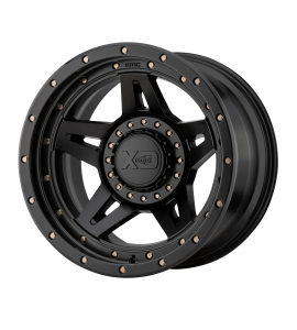 17x9 XD Off-Road Series by KMC Wheels XD138 BRUTE Blank/Special Drill Satin Black -12 Offset (4.53 Backspace) 78.3 Centerbore | XD13879000712N