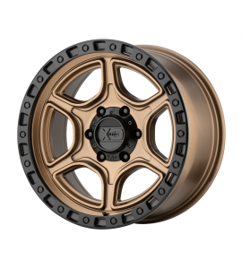 17x8.5 XD Off-Road Series by KMC Wheels XD139 PORTAL 6x135 Satin Bronze Satin Black Lip 18 Offset (5.46 Backspace) 87.1 Centerbore | XD13978563618
