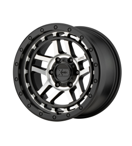 17x9 XD Off-Road Series by KMC Wheels XD140 RECON 6x139.7 Satin Black Machined -12 Offset (4.53 Backspace) 106.25 Centerbore | XD14079068512N