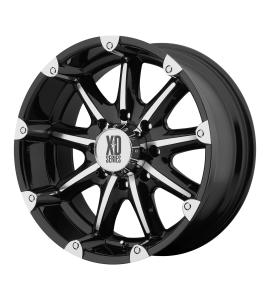 20x9 XD Off-Road Series by KMC Wheels XD779 BADLANDS 5x139.7 Gloss Black Machined 18 Offset (5.71 Backspace) 108 Centerbore | XD77929055318