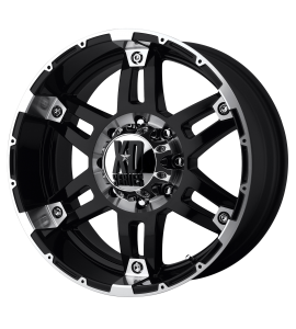 20x8.5 XD Off-Road Series by KMC Wheels XD797 SPY 5x127 Gloss Black Machined 18 Offset (5.46 Backspace) 78.3 Centerbore | XD79728550318
