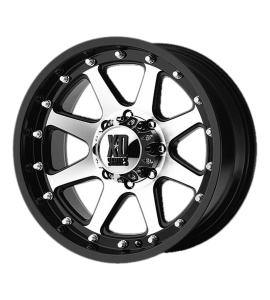 17x9 XD Off-Road Series by KMC Wheels XD798 ADDICT 5x127 Matte Black Machined -12 Offset (4.53 Backspace) 78.3 Centerbore | XD79879050512N