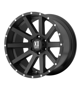 20x10 XD Off-Road Series by KMC Wheels XD818 HEIST 5x127 Satin Black -24 Offset (4.56 Backspace) 78.3 Centerbore | XD81821050724N