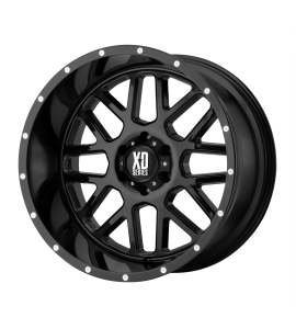 18x9 XD Off-Road Series by KMC Wheels XD820 GRENADE 8x170 Gloss Black -12 Offset (4.53 Backspace) 125.5 Centerbore | XD82089087312N
