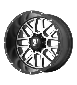20x10 XD Off-Road Series by KMC Wheels XD820 GRENADE 8x165.10 Satin Black Machined Face -24 Offset (4.56 Backspace) 125.5 Centerbore | XD82021080524N