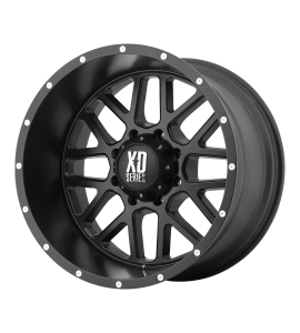 20x10 XD Off-Road Series by KMC Wheels XD820 GRENADE 8x170 Satin Black -24 Offset (4.56 Backspace) 125.5 Centerbore | XD82021087724N
