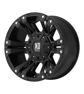 20x10 XD Off-Road Series by KMC Wheels XD822 MONSTER II Blank/Special Drill Matte Black -24 Offset (4.56 Backspace) 78.3 Centerbore | XD82221000724N