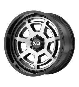 20x9 XD Off-Road Series by KMC Wheels XD824 BONES 6x139.7 Gloss Black Machined Face 18 Offset (5.71 Backspace) 106.25 Centerbore | XD82429068518