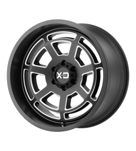 20x9 XD Off-Road Series by KMC Wheels XD824 BONES 5x139.7 Satin Black Milled 0 Offset (5.00 Backspace) 108 Centerbore | XD82429055900