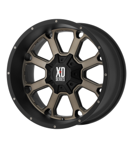 20x9 XD Off-Road Series by KMC Wheels XD825 BUCK 25 Blank/Special Drill Matte Black Dark Tint 18 Offset (5.71 Backspace) 72.6 Centerbore | XD82529000718