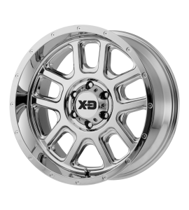 20x9 XD Off-Road Series by KMC Wheels XD828 DELTA 5x127 Chrome 0 Offset (5.00 Backspace) 72.6 Centerbore | XD82829050200