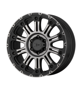 17x9 XD Off-Road Series by KMC Wheels XD829 HOSS II 5x127 Satin Black Machined Gray Tint 18 Offset (5.71 Backspace) 72.6 Centerbore | XD82979050418