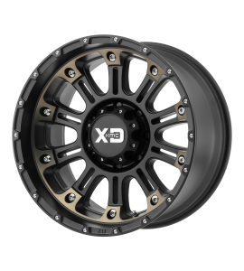 22x12 XD Off-Road Series by KMC Wheels XD829 HOSS II 6x135 Satin Black Machined Dark Tint -44 Offset (4.77 Backspace) 87.1 Centerbore | XD82922263944N