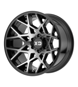 20x10 XD Off-Road Series by KMC Wheels XD831 CHOPSTIX 6x135 Gloss Black Machined -24 Offset (4.56 Backspace) 87.1 Centerbore | XD83121063524N
