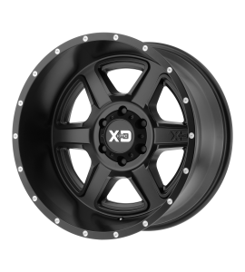 20x9 XD Off-Road Series by KMC Wheels XD832 FUSION 6x135 Satin Black -12 Offset (4.53 Backspace) 87.1 Centerbore | XD83229063712N