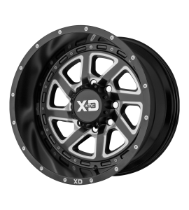20x9 XD Off-Road Series by KMC Wheels XD833 RECOIL 6x135 Satin Black Milled With Reversible Ring -12 Offset (4.53 Backspace) 87.1 Centerbore | XD83329063912N