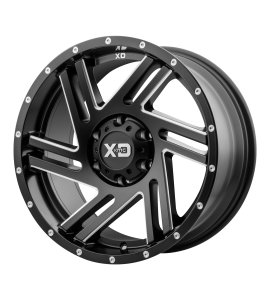 20x10 XD Off-Road Series by KMC Wheels XD835 SWIPE 5x127 Satin Black Milled -18 Offset (4.79 Backspace) 72.6 Centerbore | XD83521050918N