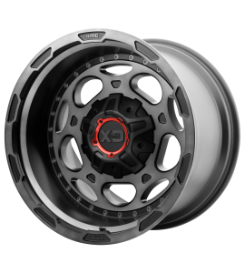 20x12 XD Off-Road Series by KMC Wheels XD837 DEMODOG Blank/Special Drill Satin Black Gray Tint -44 Offset (4.77 Backspace) 78.3 Centerbore | XD83721200944N