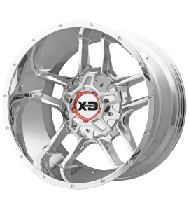 20x9 XD Off-Road Series by KMC Wheels XD839 CLAMP 5x127/5x139.7 Chrome 18 Offset (5.71 Backspace) 78.3 Centerbore | XD83929035218